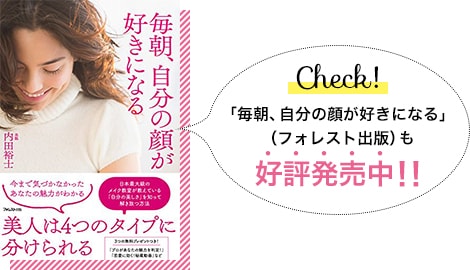 内田裕士著書・毎朝、自分の顔が好きになる